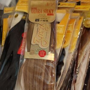 Cream and Brown Straight Hair Extensions You get 18" zury human hair color 10/16